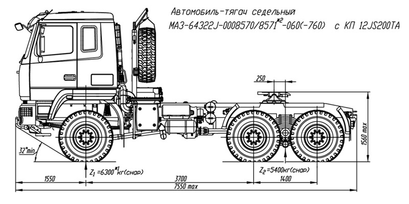 МАЗ-64322J